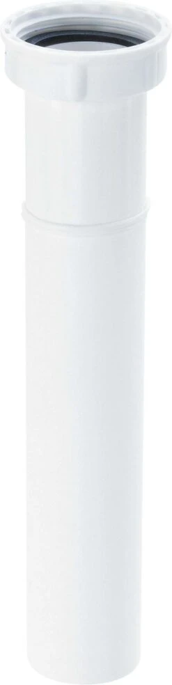 Viega Verstellrohr 154424 G 2x50x500mm, Kunststoff Weiß, Mit Dichtung