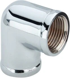 Viega Winkel 1612 3/4" Ig, 90°, Messing, Verchromt
