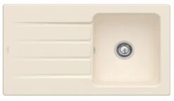 Villeroy & Boch Architectura Einbauspüle 335001FU Mit Ablaufgarnitur Und Handbetätigung, Ivory