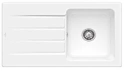 Villeroy & Boch Architectura Einbauspüle 335001R1 Mit Ablaufgarnitur Und Handbetätigung, Weiß