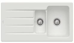 Villeroy & Boch Architectura Einbauspüle 336501SM Mit Ablaufgarnitur Und Handbetätigung, Steam