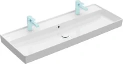 Villeroy & Boch Collaro Waschtisch 4A33C1R1 Weiss C-plus, Mit Hahnloch, Ohne Überlauf,120x47cm