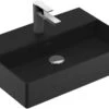 Villeroy & Boch Memento 2.0 Waschtisch 4A226LS5 60 X 42 Cm, Ebony C-plus, Mit Hahnloch, Ohne Überlauf