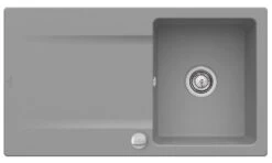 Villeroy & Boch Siluet Einbauspüle 333502SL Mit Ablaufgarnitur Und Exzenterbetätigung, Stone