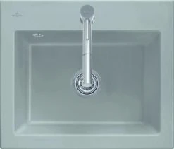 Villeroy & Boch Subway Einbauspüle 330901SL Mit Ablaufgarnitur Und Handbetätigung, Stone