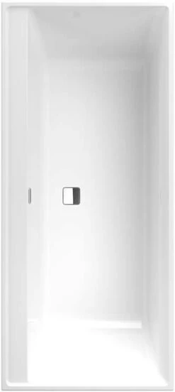 Villeroy Und Boch Collaro Rechteck-Badewanne UBA170COR2JV-01 170x75cm, Einbauausführung Gold, Wannenfarbe Weiß Alpin