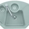 Villeroy Und Boch Eckspüle 670802KR Ablaufgarnitur, Exzenterbetätigung, Resteschale, Crema