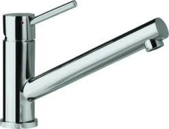 Villeroy Und Boch Küchenarmatur Como 925111LE ND, 12,5 L/min, Flexible Anschlussschläuche, Edelstahl Massiv, Poliert