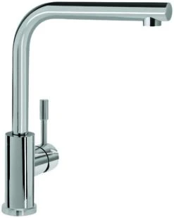 Villeroy Und Boch Küchenarmatur Modern Steel 966811LC ND, 5 L/min, Flexible Anschlussschläuche, Edelstahl Massiv