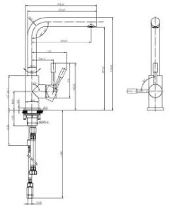 Villeroy Und Boch Küchenarmatur Modern Steel 966811LC ND, 5 L/min, Flexible Anschlussschläuche, Edelstahl Massiv -VIEGA Verkäufe Villeroy und Boch Kuechenarmatur Modern Steel 966811LC ND 5 l min flexible Anschlussschlaeuche Edelstahl massiv 4