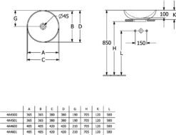 Villeroy Und Boch Loop & Friends Aufsatz-Waschtisch 4A4600RW D= 42cm, Ohne Hahnlochbank, Mit Überlauf, Stone White C-plus -VIEGA Verkäufe Villeroy und Boch Loop and friends Aufsatz Waschtisch 4A4600RW d 42cm ohne Hahnlochbank mit Ueberlauf Stone White C plus 2