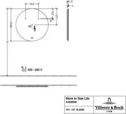 Villeroy Und Boch More To See Spiegel A4608500 85 X 85 X 3,1 Cm, 23,52 W, Mit LED-Beleuchtung 13 Villeroy Und Boch More To See Spiegel A4608500 85 X 85 X 3,1 Cm, 23,52 W, Mit LED-Beleuchtung -VIEGA Verkäufe Villeroy und Boch More to see Spiegel A4608500 85 x 85 x 31 cm 2352 W mit LED Beleuchtung 6