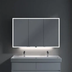 Villeroy Und Boch My View Now Spiegelschrank A4551200 120 X 75 X 16,8 Cm, LED-Beleuchtung, 3 Türen, Mit Sensorschalter 12 Villeroy Und Boch My View Now Spiegelschrank A4551200 120 X 75 X 16,8 Cm, LED-Beleuchtung, 3 Türen, Mit Sensorschalter -VIEGA Verkäufe Villeroy und Boch My View Now Spiegelschrank A4551200 120 x 75 x 168 cm LED Beleuchtung 3 Tueren mit Sensorschalter 2