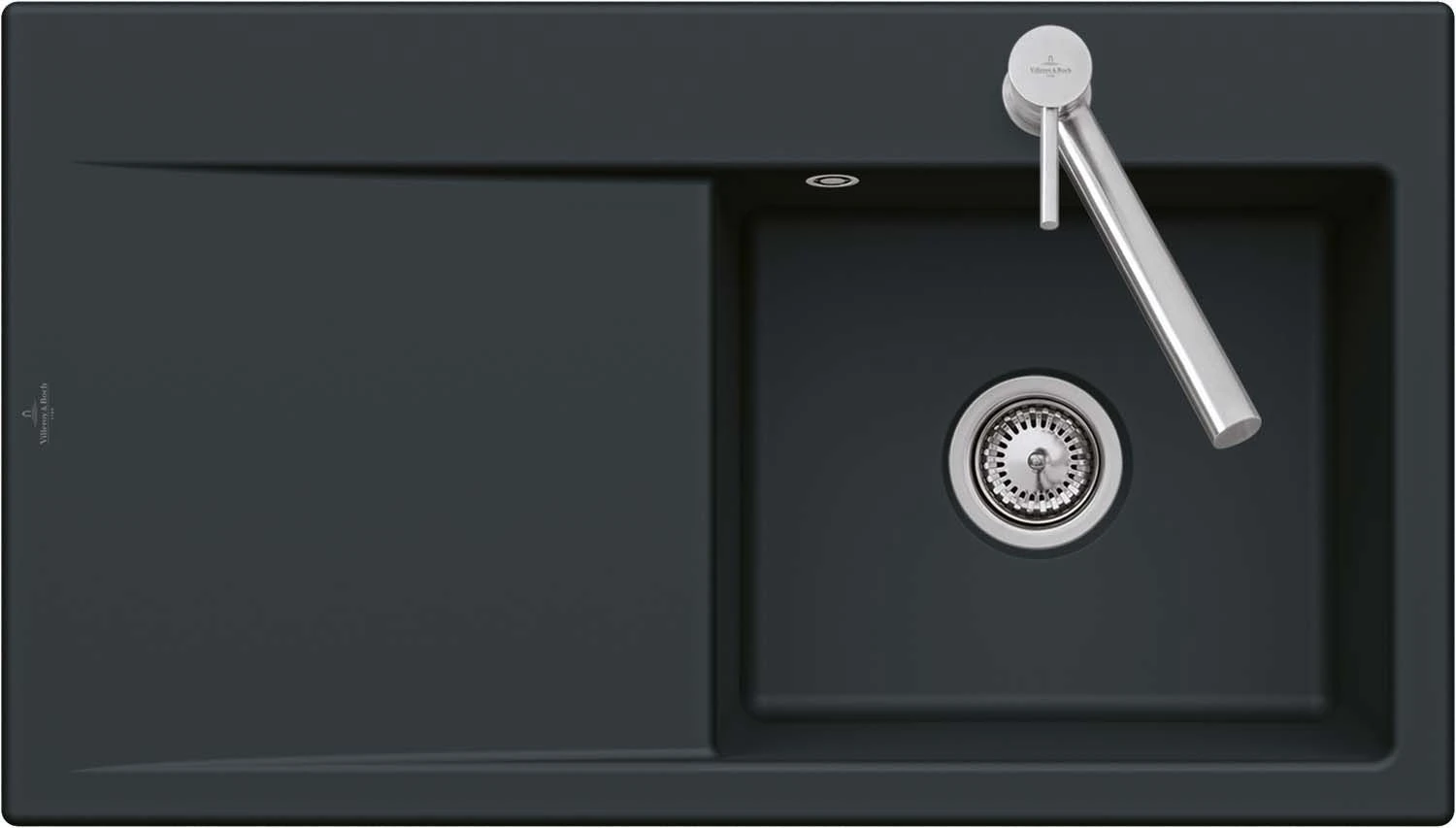 Villeroy Und Boch Subway Spüle 335102R1 Becken Rechts, Ablaufgarnitur Mit Excenterbetätigung, Weiß 1 Villeroy Und Boch Subway Spüle 335102R1 Becken Rechts, Ablaufgarnitur Mit Excenterbetätigung, Weiß