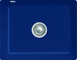 Villeroy Und Boch Unterbauspüle 331001S5 Mit Ablaufgarnitur Und Handbetätigung, Ebony