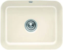 Villeroy Und Boch Unterbauspüle 670601AM Mit Ablaufgarnitur, Handbetätigung, Befestigungssatz, Almond