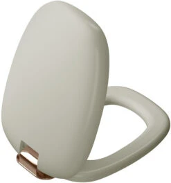 Vitra Plural WC-Sitz 126-020-029 Taupe Matt/kupfer, Mit Absenkautomatik, Schnellverschluss