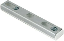 Walraven Montageplatte 6743001 M 8, 116,5x10,5mm, Stahl, Elektrolytisch Verzinkt