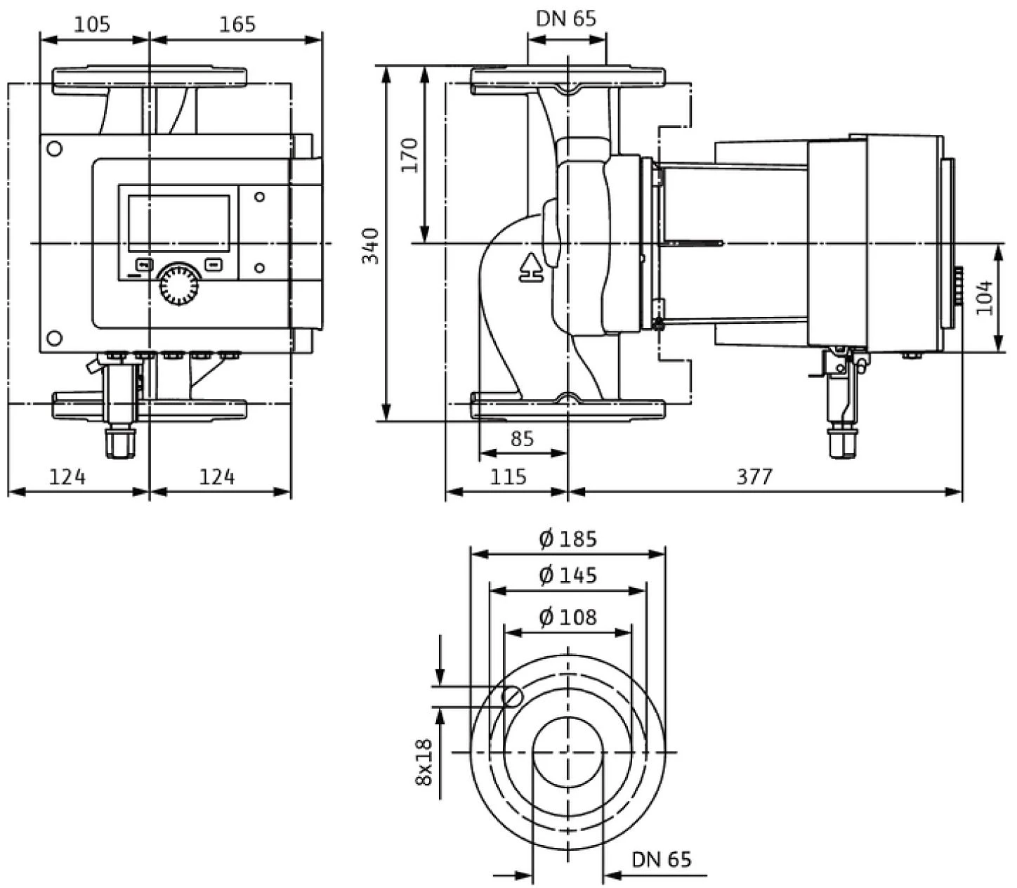 Wilo Stratos MAXO-Z Trinkwasserpumpe 2186318 65/0,5-12, PN 16, 230 V, 50/60 Hz 2 Wilo Stratos MAXO-Z Trinkwasserpumpe 2186318 65/0,5-12, PN 16, 230 V, 50/60 Hz – Bild 2