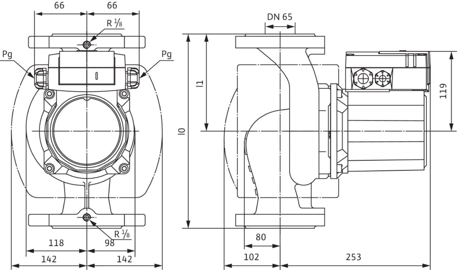 Wilo Top-z Standard-Trinkwasserpumpe 2175530 65/10, PN 16, 400/230 V, Rotguss-Gehäuse 2 Wilo Top-z Standard-Trinkwasserpumpe 2175530 65/10, PN 16, 400/230 V, Rotguss-Gehäuse – Bild 2