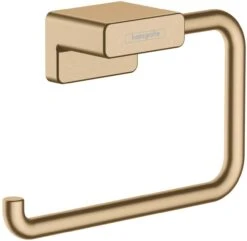 Hansgrohe AddStoris Papierrollenhalter 41771140 Ohne Deckel, Wandmontage, Metall, Brushed Bronze