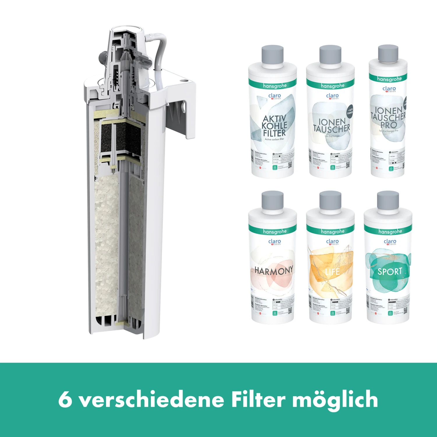 Hansgrohe Aqittura M91 Küchenarmatur 76800800 Mit Ausziehauslauf, 1jet, SBox, Starter Set, Edelstahl Finish 3 Hansgrohe Aqittura M91 Küchenarmatur 76800800 Mit Ausziehauslauf, 1jet, SBox, Starter Set, Edelstahl Finish – Bild 3