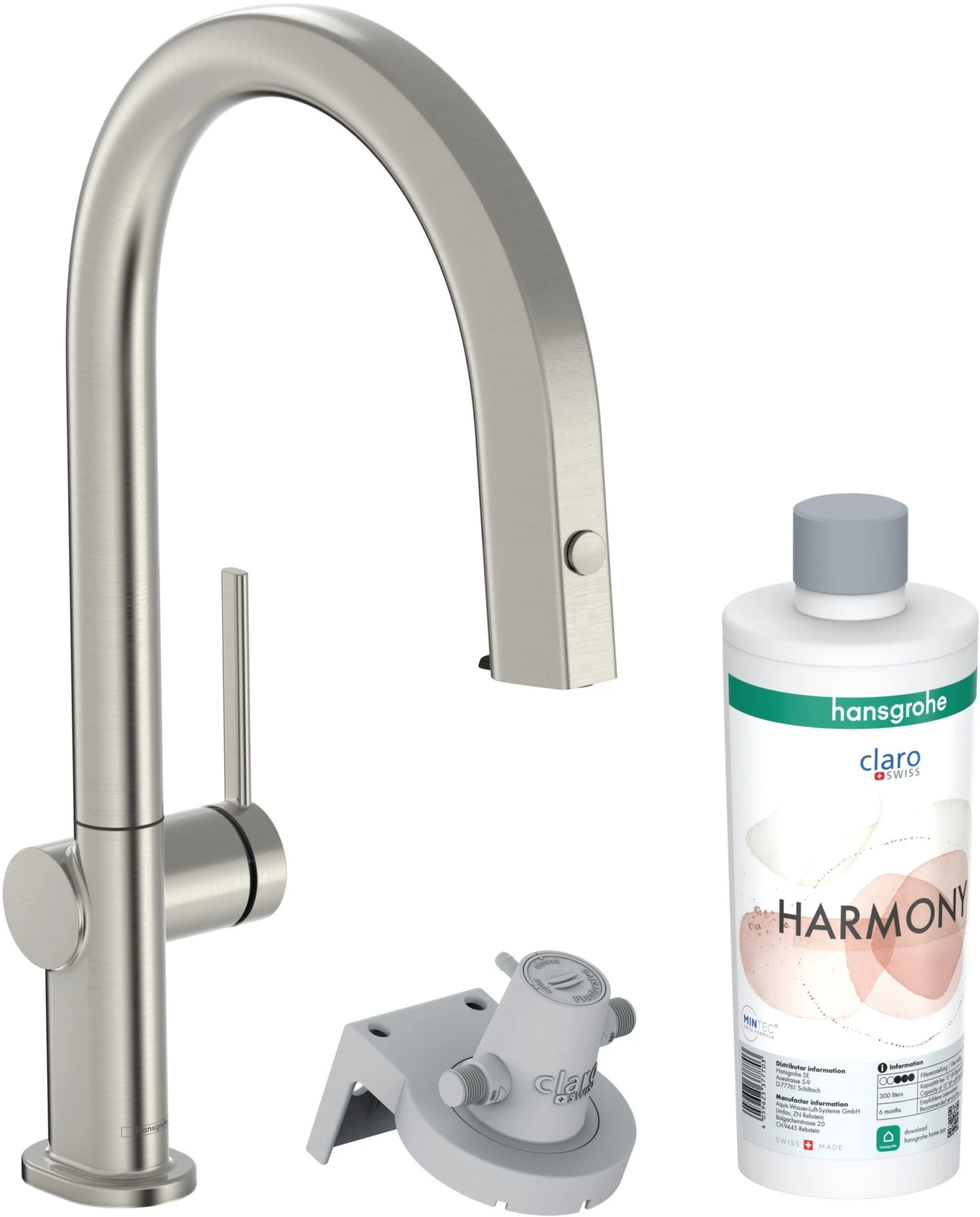 Hansgrohe Aqittura M91 Küchenarmatur 76800800 Mit Ausziehauslauf, 1jet, SBox, Starter Set, Edelstahl Finish 1 Hansgrohe Aqittura M91 Küchenarmatur 76800800 Mit Ausziehauslauf, 1jet, SBox, Starter Set, Edelstahl Finish
