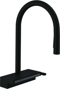 Hansgrohe Aquno Select M81 Küchenarmatur 73831670 Mit Ausziehbrause, 3jet, SBox, Mattschwarz