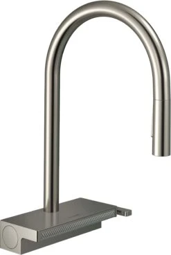 Hansgrohe Aquno Select M81 Küchenarmatur 73831800 Mit Ausziehbrause, 3jet, SBox, Edelstahl Finish