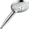 Hansgrohe Axor Handbrause 26050800 Innenliegende Wasserführung, Stainless Steel Optic