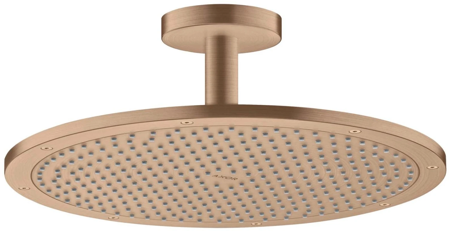Hansgrohe Axor Kopfbrause 26035310 Mit Deckenanschluss, Brushed Red Gold 1 Hansgrohe Axor Kopfbrause 26035310 Mit Deckenanschluss, Brushed Red Gold