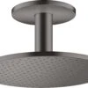 Hansgrohe Axor Kopfbrause 35301340 Mit Deckenanschluss, Brushed Black Chrome