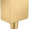 Hansgrohe Axor Schlauchanschluss 36732250 Eckig, Mit Rückflussverhinderer, Brushed Gold Optic