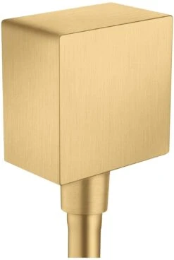Hansgrohe Axor Schlauchanschluss 36732250 Eckig, Mit Rückflussverhinderer, Brushed Gold Optic