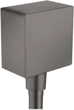 Hansgrohe Axor Schlauchanschluss 36732340 Eckig, Mit Rückflussverhinderer, Brushed Black Chrome