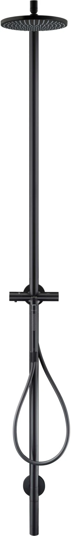 Hansgrohe Axor Starck Duschsäule 12670670 Mit Kopfbrause, Handbrause, Mattschwarz