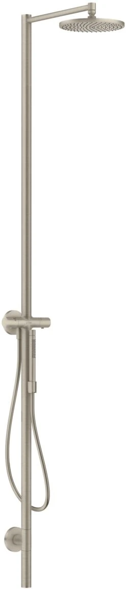 Hansgrohe Axor Starck Duschsäule 12672820 Mit Thermostat, Kopfbrause 240 1jet, Brushed Nickel