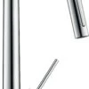 Hansgrohe Axor Starck Spültischarmatur 10821800 Mit Ausziehbrause, Edelstahl-Optik