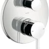 Hansgrohe Axor Starck Wannenarmatur 10414000 Chrom, Unterputzarmatur, Mit Hebelgriff