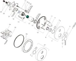 Hansgrohe Axor Starck Wannenarmatur 10414000 Chrom, Unterputzarmatur, Mit Hebelgriff -VIEGA Verkäufe hansgrohe Axor Starck Wannenarmatur 10414000 chrom Unterputzarmatur mit Hebelgriff 2