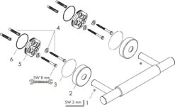 Hansgrohe Comfort Fußstütze 26329000 Chrom -VIEGA Verkäufe hansgrohe Comfort Fussstuetze 26329000 chrom 2