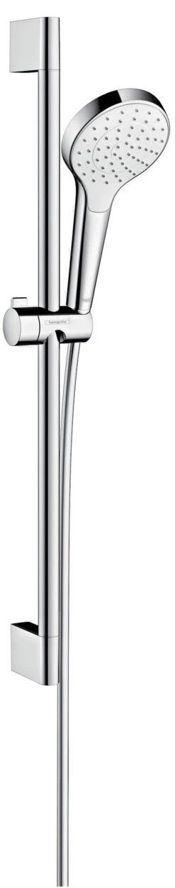 Hansgrohe Croma Select S 1jet Brauseset 26564400 Weiss-chrom, 65 Cm Brausestange Unica Croma
