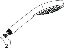 Hansgrohe Croma Select S Vario Handbrause 26803400 Weiss Chrom, EcoSmart 9 L, DN15, Brausekopf Ø110mm -VIEGA Verkäufe hansgrohe Croma Select S Vario Handbrause 26803400 weiss chrom EcoSmart 9 l DN15 Brausekopf o110mm 3