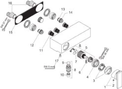 Hansgrohe Einhebel-Brausemischer Axor Citterio Aufputz, Chrom 39600000 -VIEGA Verkäufe hansgrohe Einhebel Brausemischer Axor Citterio Aufputz chrom 39600000 2