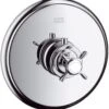 Hansgrohe Fertigmontageset Axor Montreux 16815000 Highflow, Unterputz-Thermostat, Chrom