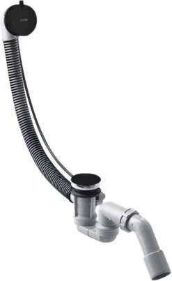 Hansgrohe Flexaplus S Komplettset 58316670 Ab-/Überlaufgarnitur, Mattschwarz