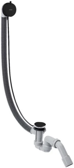 Hansgrohe Flexaplus S Komplettset 58318670 Ab-/Überlaufgarnitur, Mattschwarz