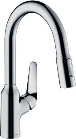Hansgrohe Focus Küchenarmatur 71821000 Mit Ausziehbrause, Schwenkbereich 360°, Chrom