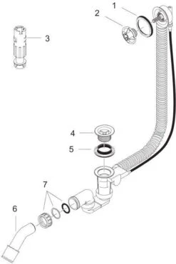 Hansgrohe Grundkörper Flexaplus Ab- Und Überlaufgarnitur, Normal- Und Duschwannen -VIEGA Verkäufe hansgrohe Grundkoerper Flexaplus Ab und Ueberlaufgarnitur Normal und Duschwannen 2