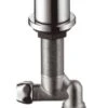 Hansgrohe Küchen Absperrventil 10823800 Edelstahl Optik, Mit Rückflussverhinderer